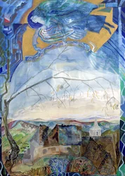 Ange au-dessus de Le Besset